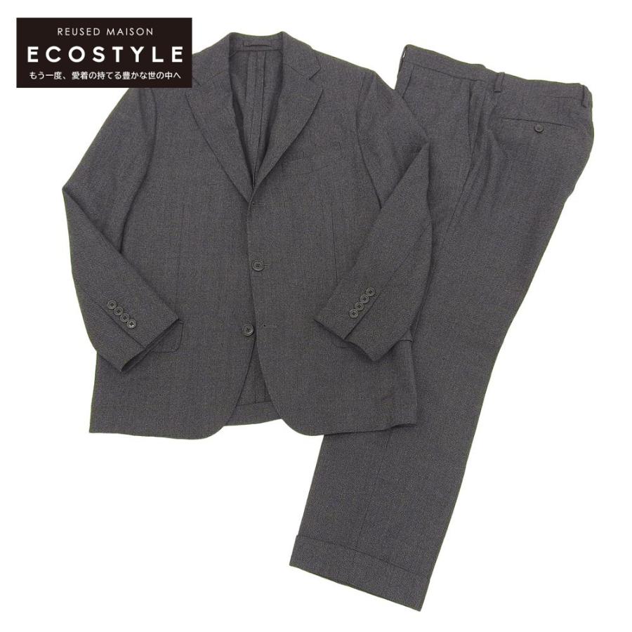 LARDINI 美品 ラルディーニ ウール 段返り3Bセットアップ スーツ