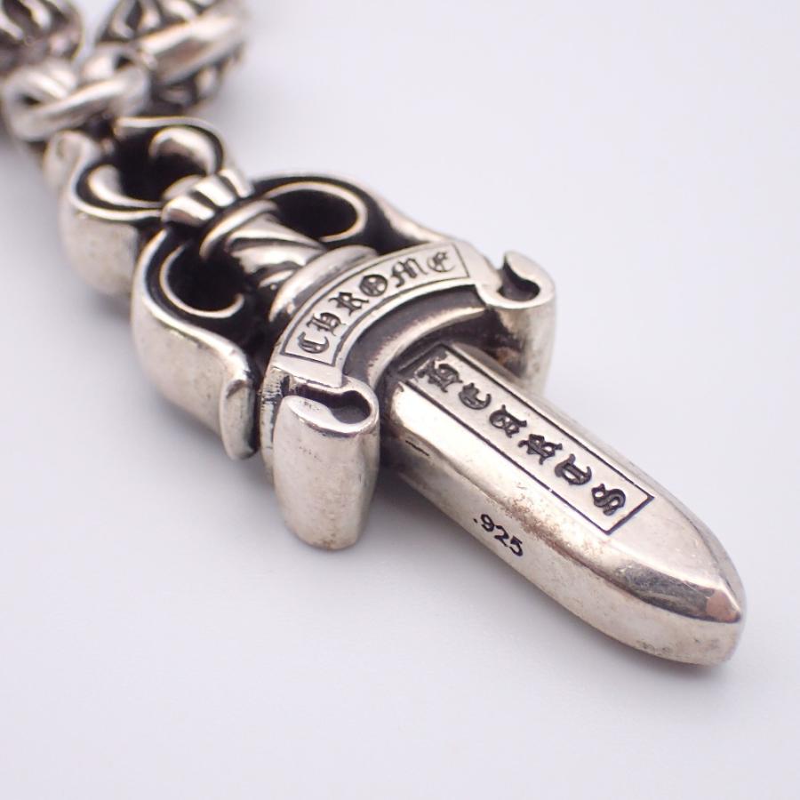 美品/ Chrome Hearts クロムハーツ ダガー クロスボールチェーン 美品/ Chrome Hearts クロムハーツ ダガー クロスボールチェーン
