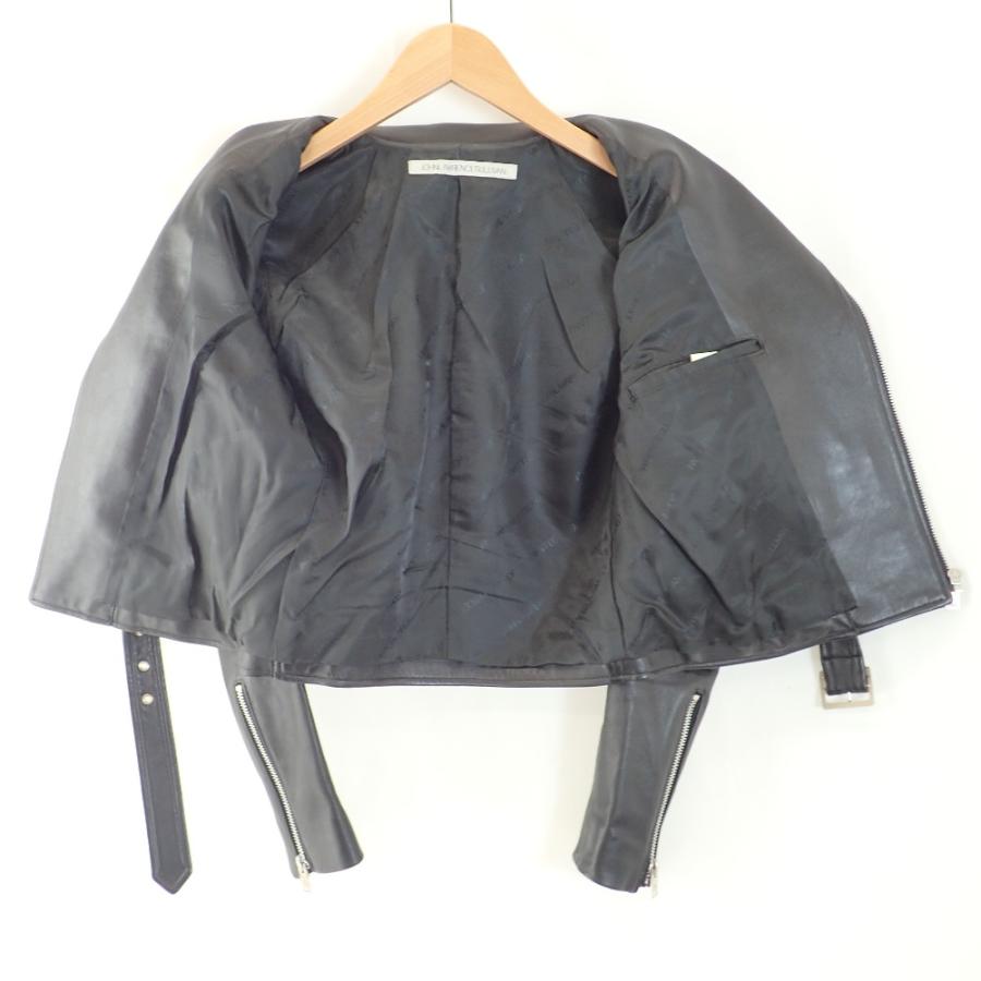 JOHN LAWRENCE SULLIVAN レザーダブルライダースジャケット JOHN LAWRENCE SULLIVAN レザージャケット ライダース LAMBSKIN