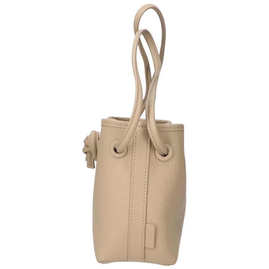 美品✨VASIC BOND MINI キャメル レザー 巾着型 ハンドバッグ VASIC ヴァジック ボンドミニ キャンバス×レザー 2WAY 巾着