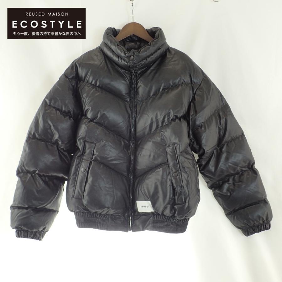美品/ WTAPS ダブルタップス 212BRDT-JKM02 フェイクレザー 中綿入り