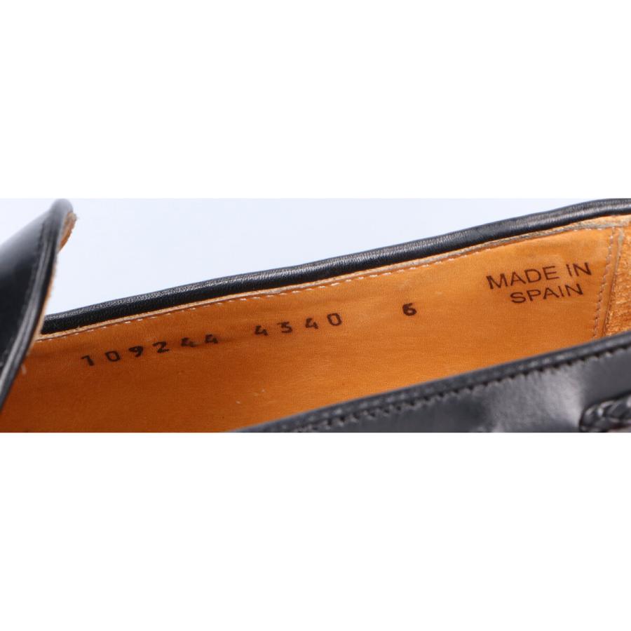 BERWICK バーウィック 4340 BOX CALF タッセルローファー シューズ UK6