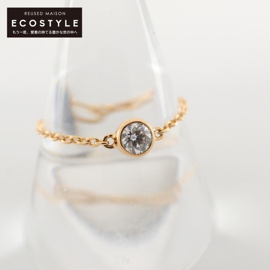 美品 Orefice オレフィーチェ K18 0.11ct ダイヤ ヌード チェーン  