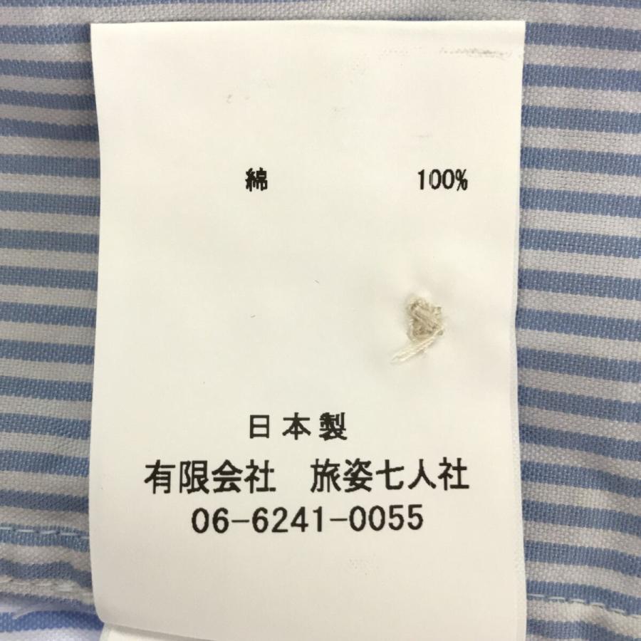  BRUNABOINNE ブルーナボイン 4491 ルーラブーラシャツ 計2点 トップス M ブルー/ホワイト 【ウォッシュドコットンネルタッターソールチェックワイドカラーシャツ】 メンズ