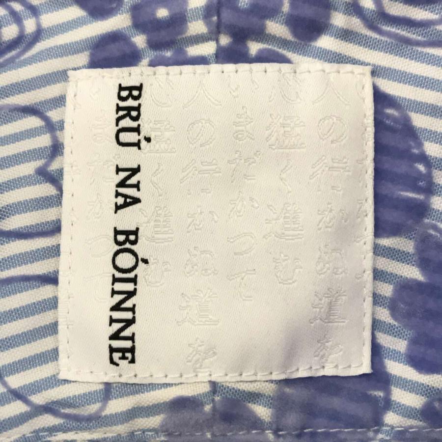  BRUNABOINNE ブルーナボイン 4491 ルーラブーラシャツ 計2点 トップス M ブルー/ホワイト 【ウォッシュドコットンネルタッターソールチェックワイドカラーシャツ】 メンズ