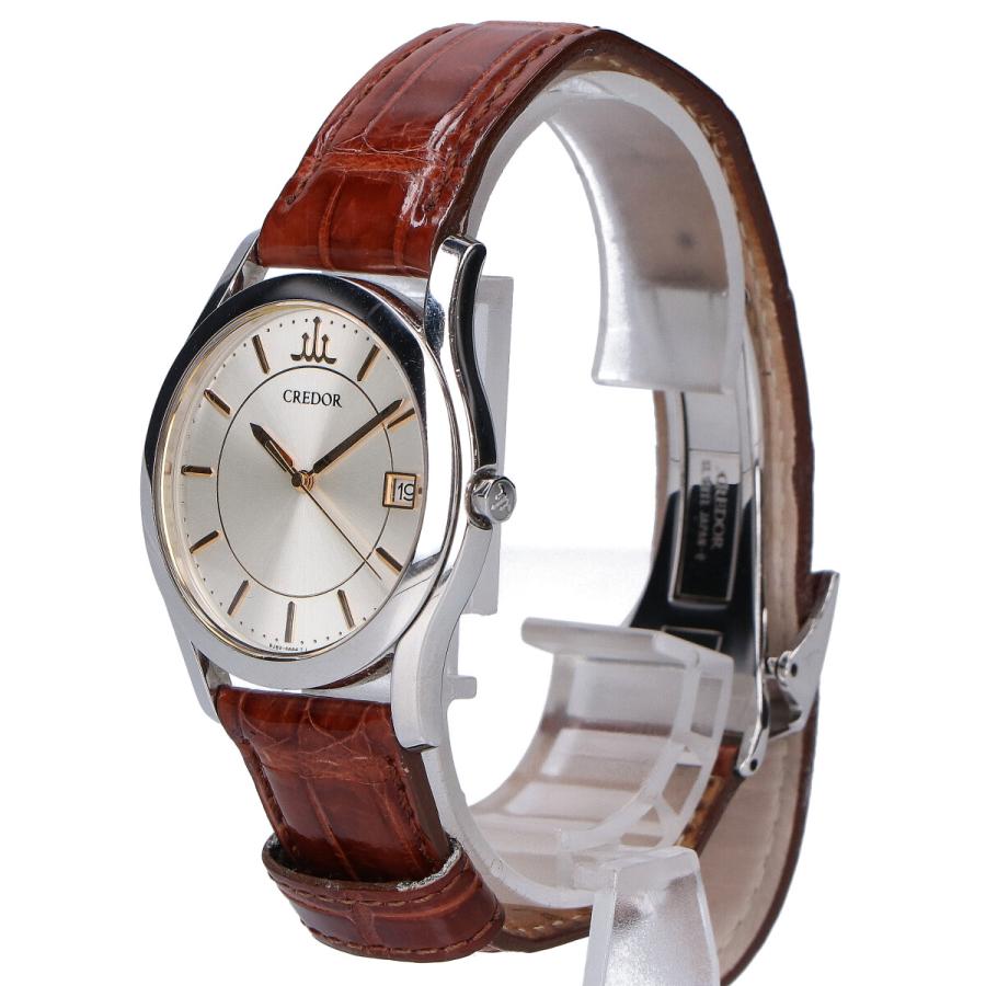 SEIKO（セイコー） CREDOR クレドール 8J82-0AB0 デイト S/Sケース