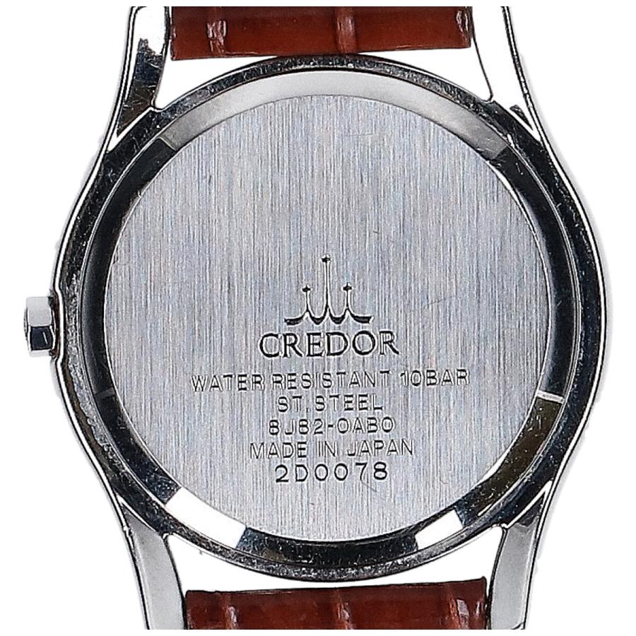 SEIKO（セイコー） CREDOR クレドール 8J82-0AB0 デイト S/Sケース