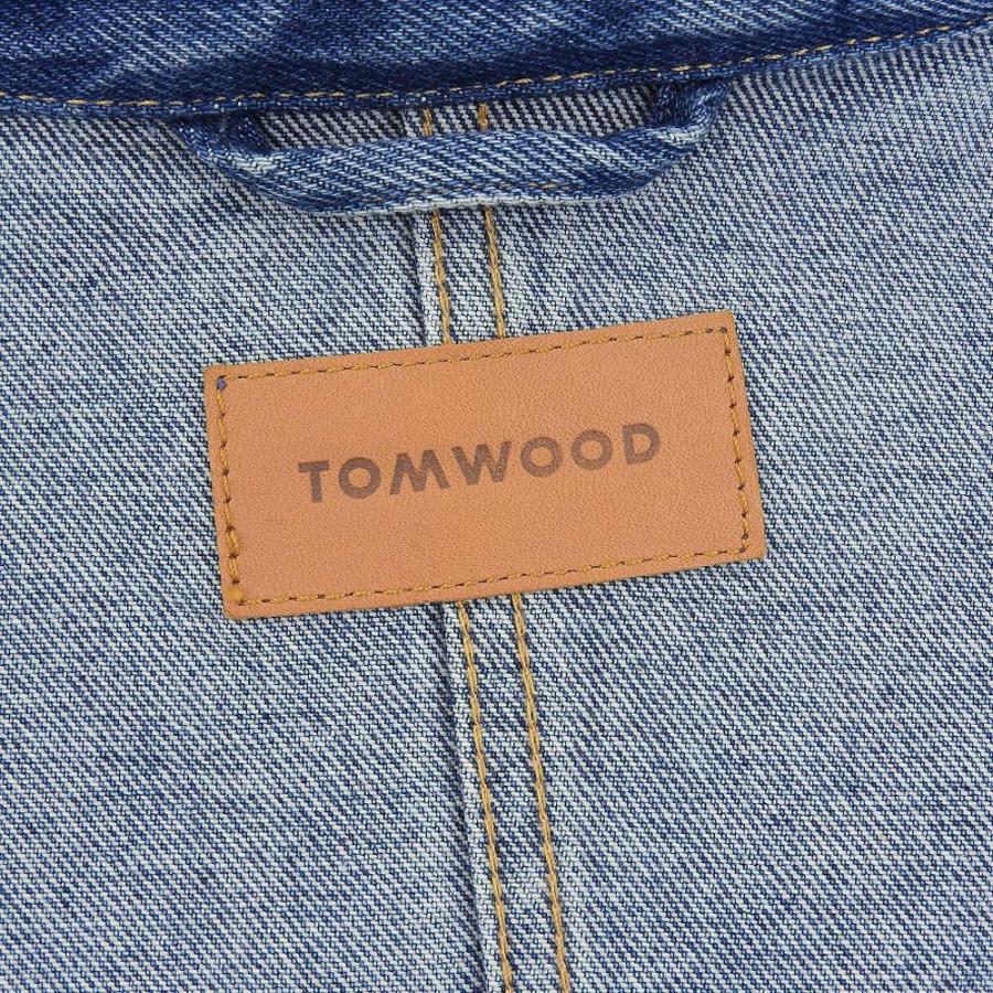 美品 Tom Wood トムウッド デニムシャツ トップス メンズ ブルー 21年
