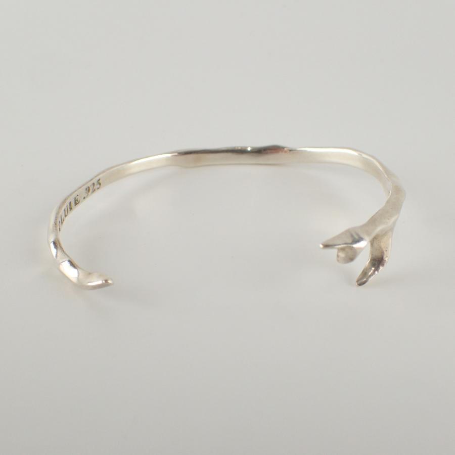 PLUIE プリュイ 925 アントラー カフ バングル シルバー レディース