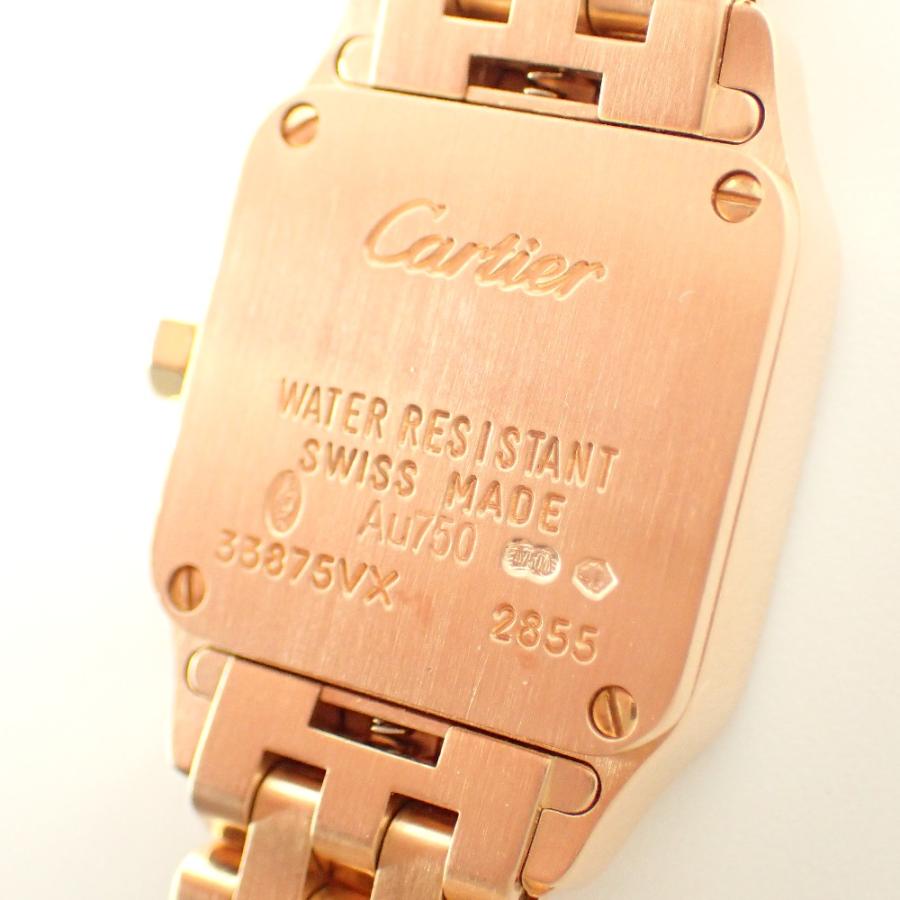 カルティエ Cartier ミニサントスドゥモワゼル W25077X9 レディース 腕時計 K18PG 金無垢 クォーツ Santos de Moiselle 90312920 rk-y_rwa10000000118014
