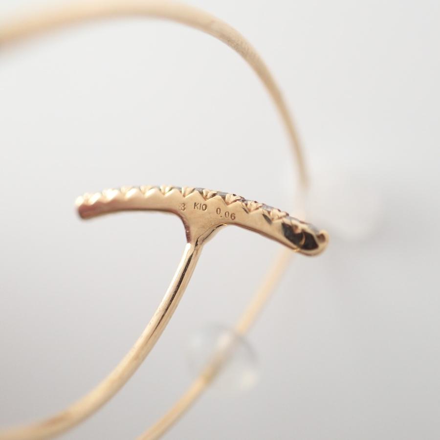 美品　hirotaka ヒロタカ　ゴサマー　ダイヤ　フローティングピアス L GOSSAMER ダイヤモンド フローティングピアス L サイズ