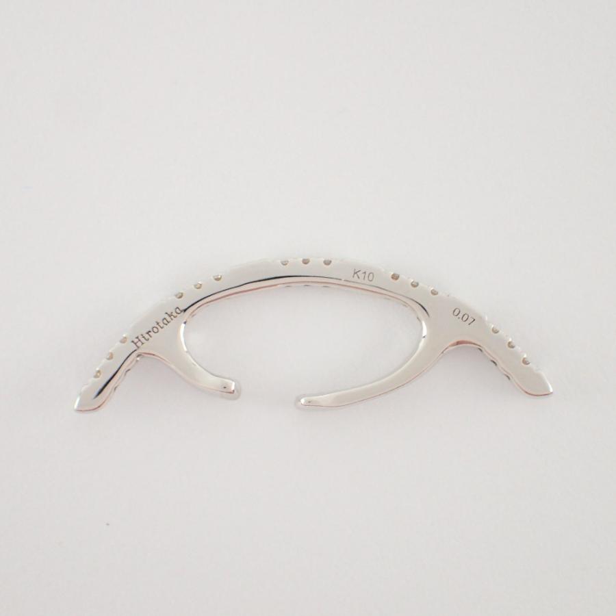 美品 Hirotaka ヒロタカ BW03HDFB 0.07ct Bow ボウ ダイヤモンド