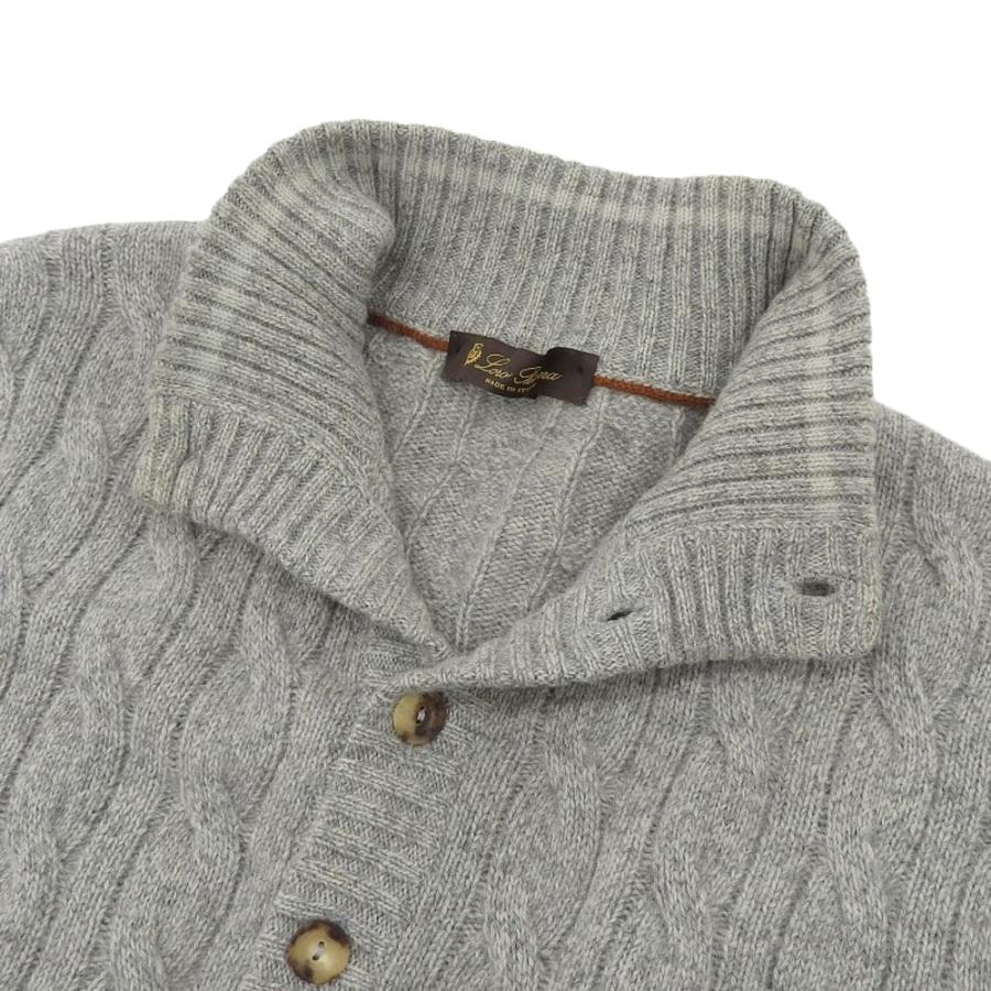 Loro Piana 美品 ロロピアーナ カシミヤ100% 4B ケーブル ニット Loro Piana 美品 ロロピアーナ カシミヤ100% 4B ケーブル ニット