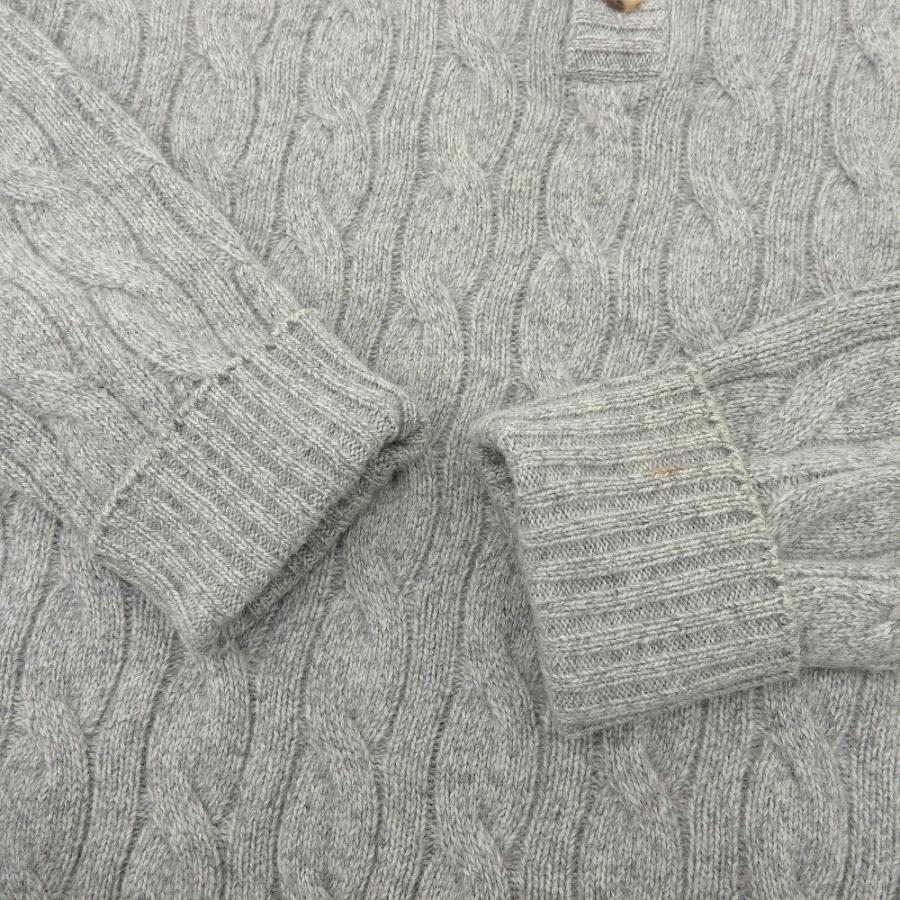 Loro Piana 美品 ロロピアーナ カシミヤ100% 4B ケーブル ニット Loro Piana 美品 ロロピアーナ カシミヤ100% 4B ケーブル ニット