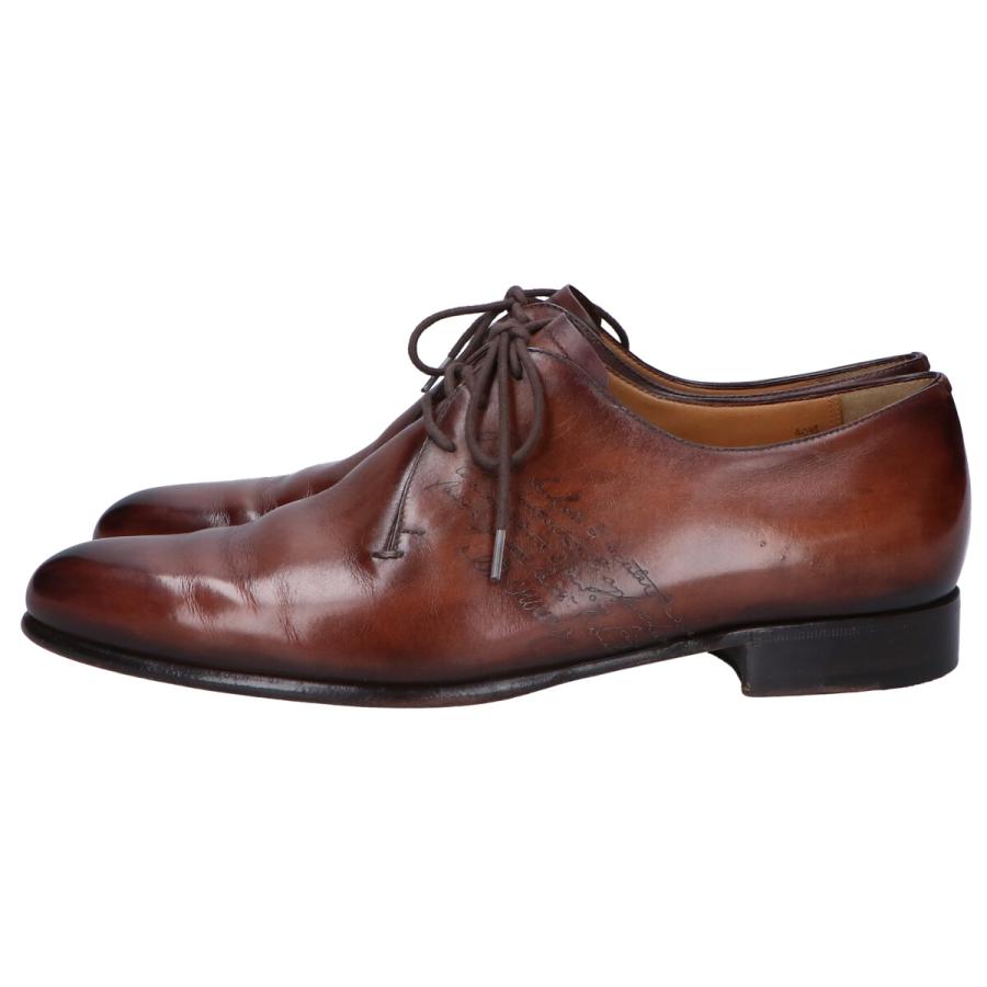 Berluti ベルルッティ カーシブ スクリットレザー ダービーシューズ 7 