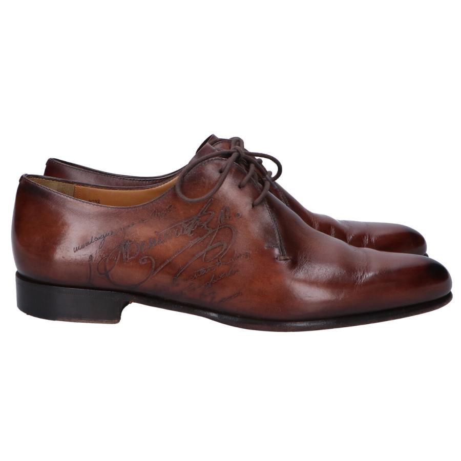 Berluti ベルルッティ カーシブ スクリットレザー ダービーシューズ 7 