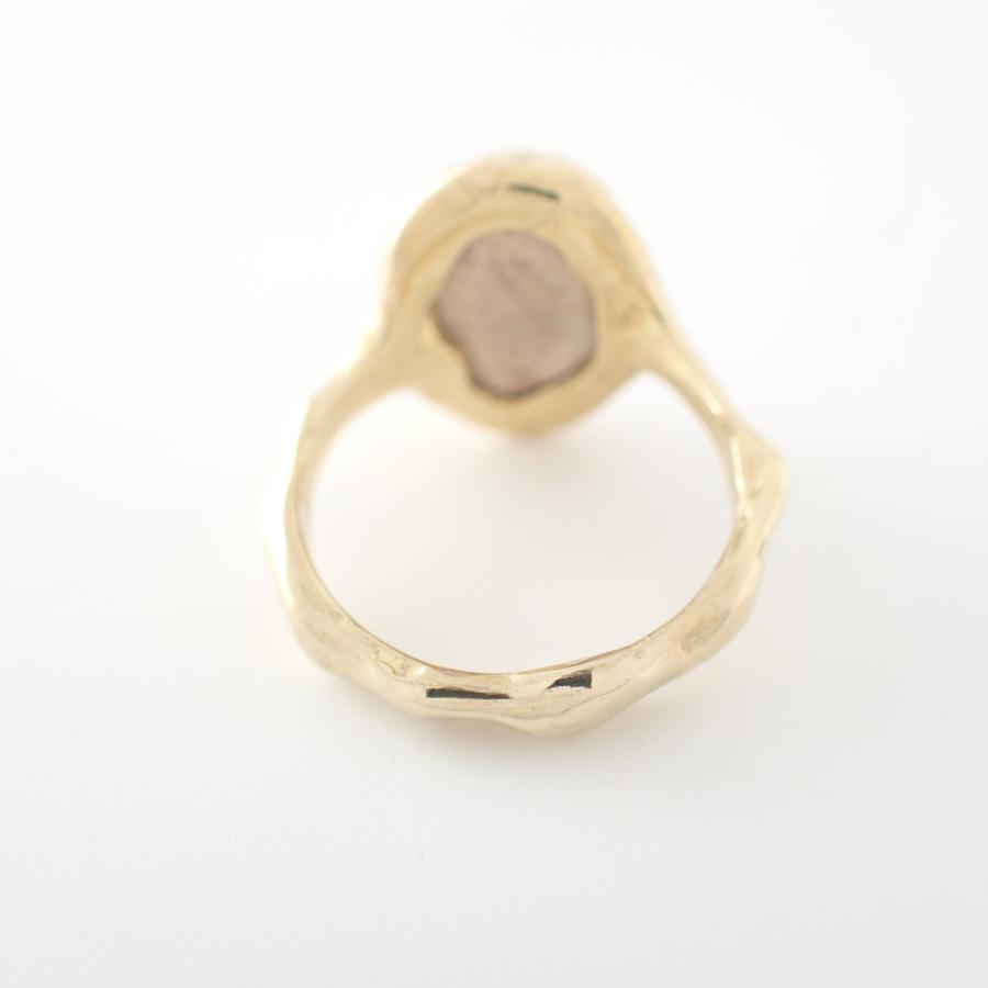 PLUIE プリュイ 10K ROJO GEM DESERT BASE RING オパール リング・指輪 