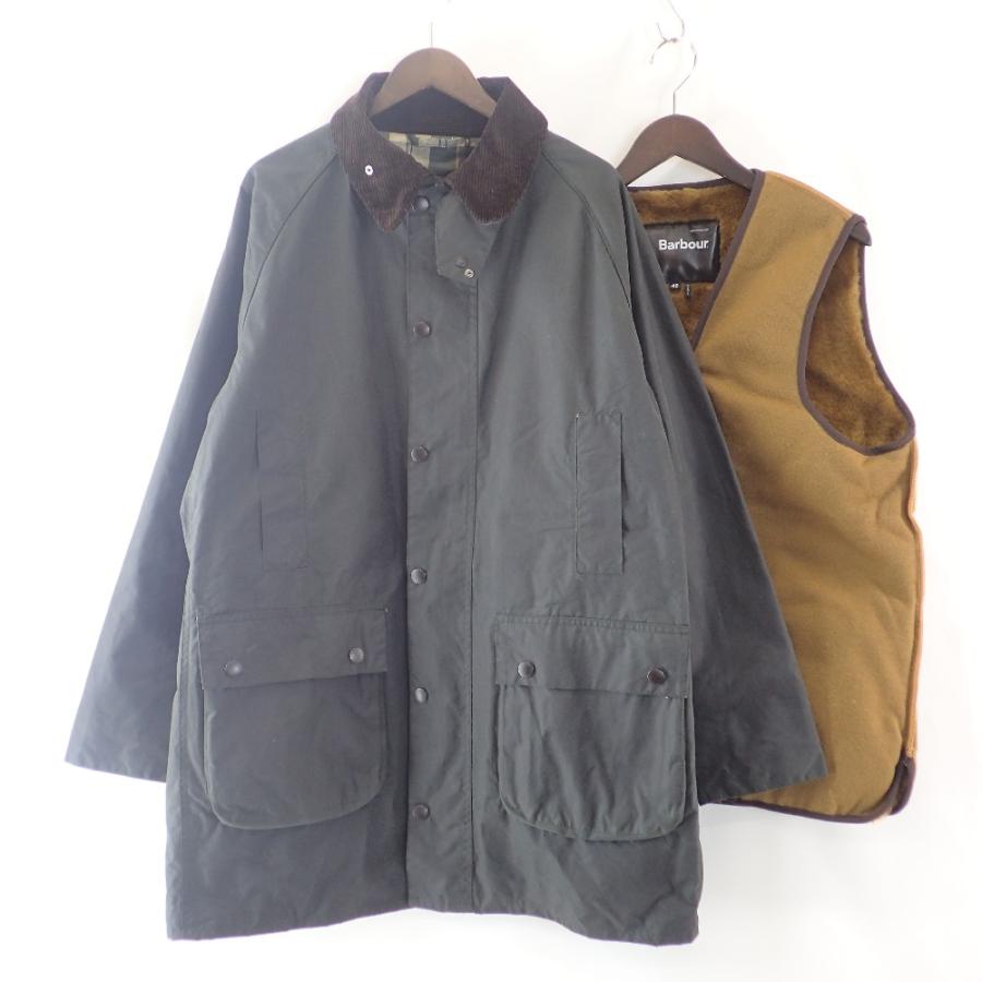 美品/ Barbour バブアー MWX16555SG71 ファーライナー/ゲームフェア 