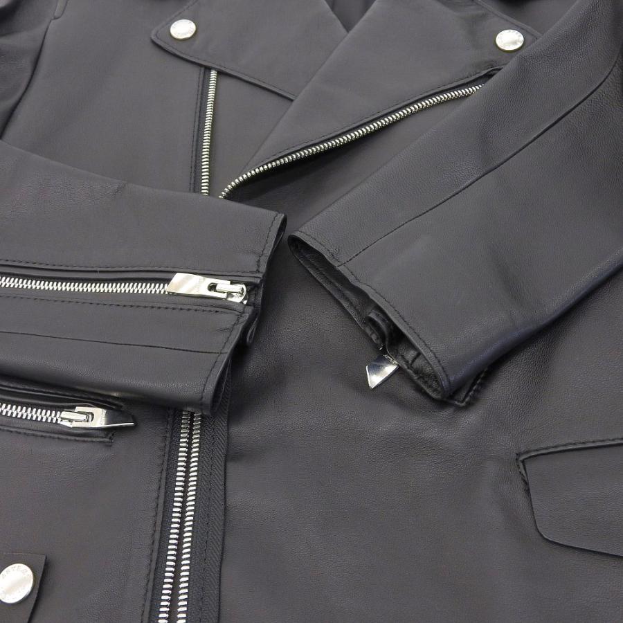 美品 ASTRAET アストラット ラムレザー ダブルライダースジャケット