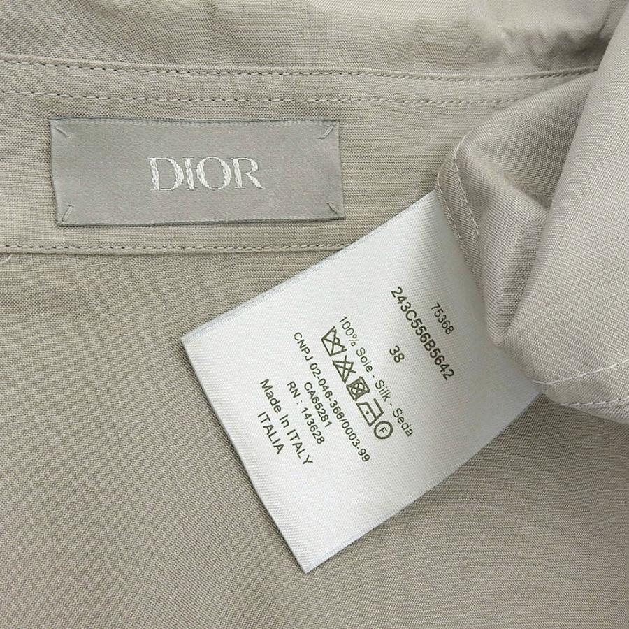 美品 DIOR ディオール 1947コレクション シルク ハーフスリーブ 美品 DIOR ディオール 1947コレクション シルク ハーフスリーブ