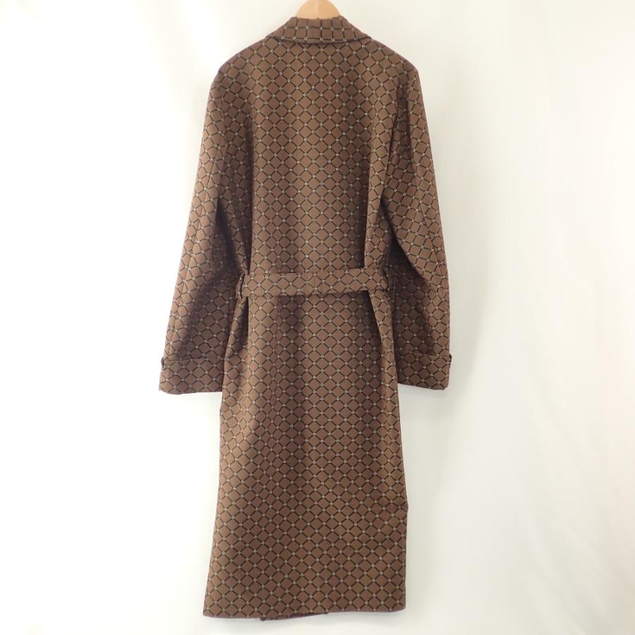 美品/国内正規/ GUCCI グッチ 625859 21SS GG柄 ガウン コート 44 ブラウン メンズ 2909500000040828ブランドリユースショップエコスタイル 通販