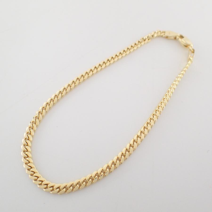 美品 AVALANCHE アヴァランチ 10K 3mm マイアミチェーン ブレスレット
