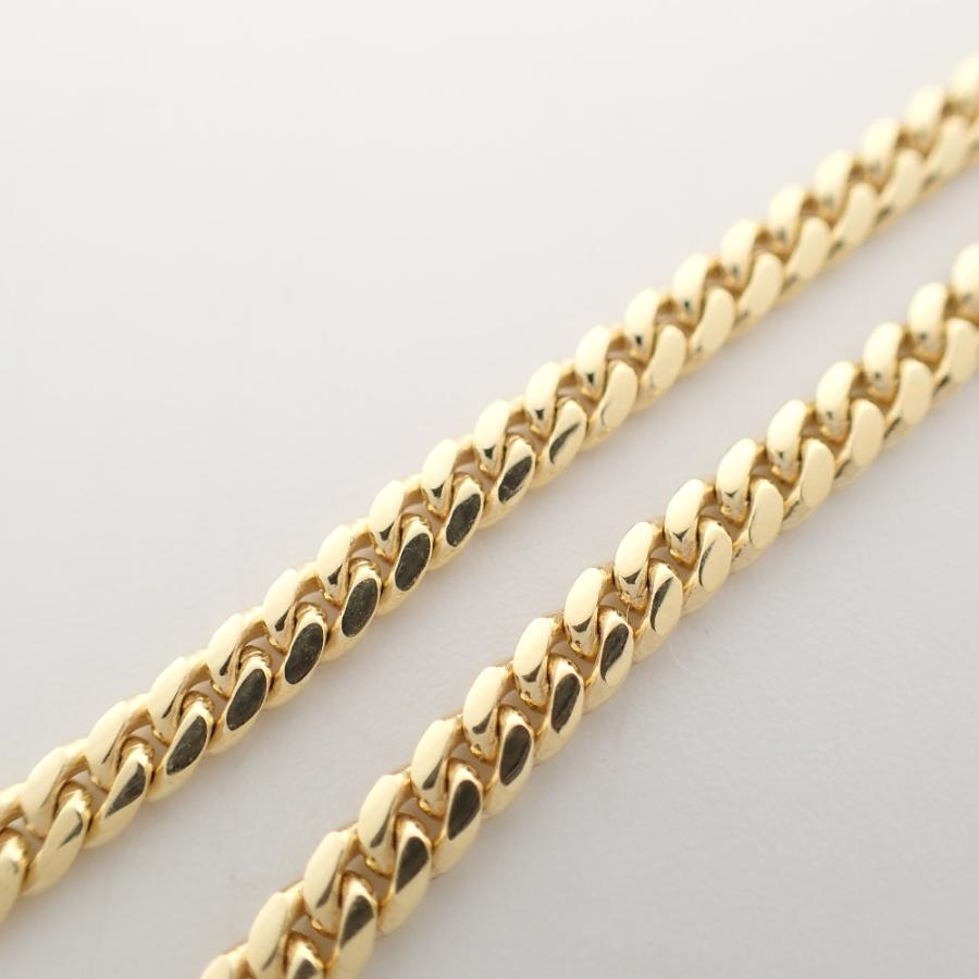 AVALANCHEアヴァランチ　イエローゴールド　マイアミチェーンブレスレット 美品 AVALANCHE アヴァランチ 10K 3mm マイアミチェーン ブレスレット