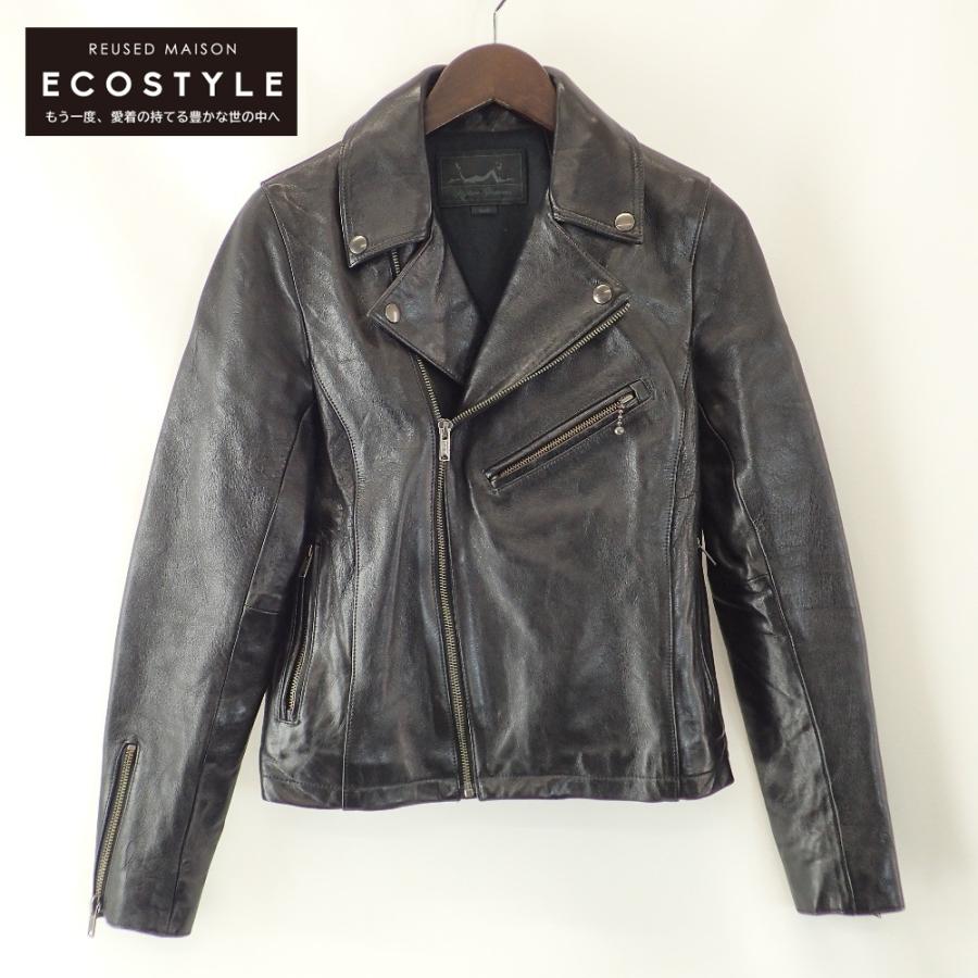 美品/ HYSTERIC GLAMOUR ヒステリックグラマー 0163LB04 ラムレザー 