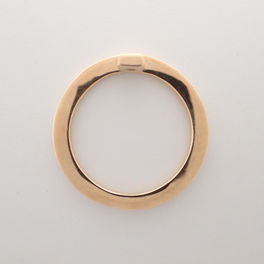 美品 Hirotaka ヒロタカ K10YG 0.03ct Stacking Diamond Ring 