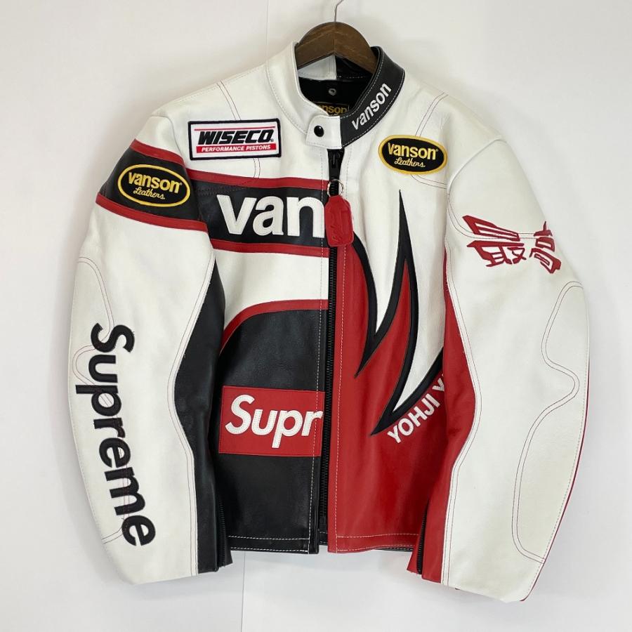 新品同様/22AW VANSON バンソン xSupremexYohji Yamamoto レザーズ 