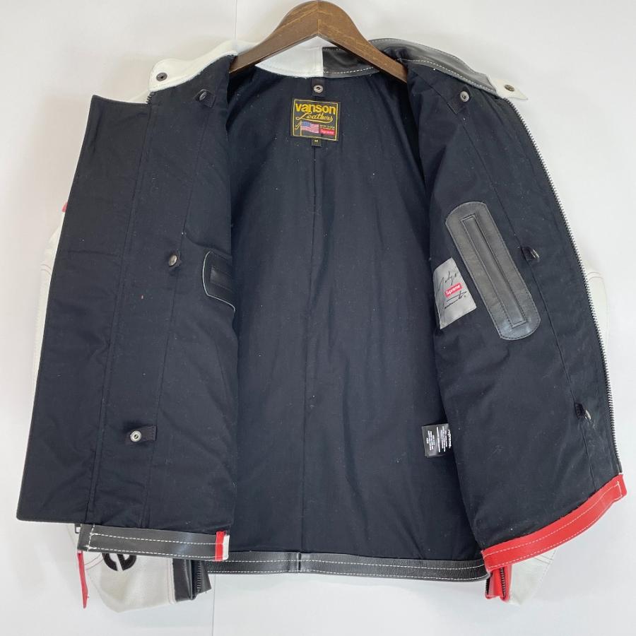 新品同様/22AW VANSON バンソン xSupremexYohji Yamamoto レザーズ 