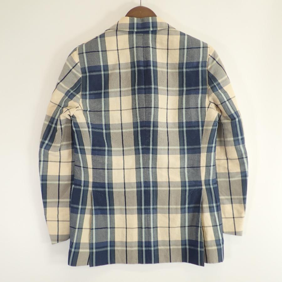 LARDINI（ラルディーニ） チェック柄 JC32557AQ コットンジャケット