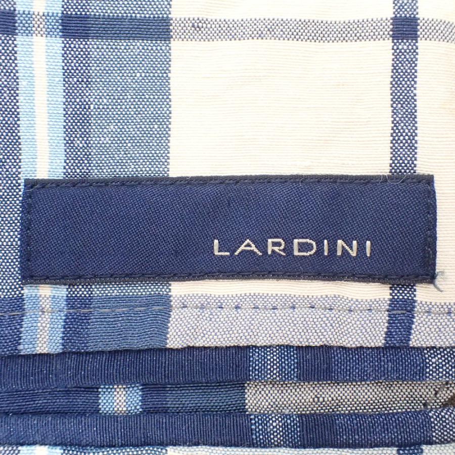 LARDINI（ラルディーニ） チェック柄 JC32557AQ コットンジャケット