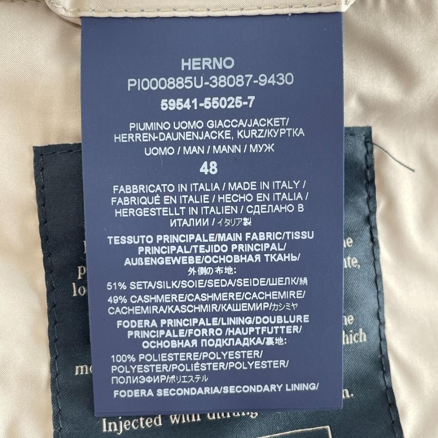 美品 HERNO カシミヤ シルク バルスター ブルゾン ニット48 ジャケット 美品 HERNO カシミヤ シルク バルスター ブルゾン ニット48 ジャケット