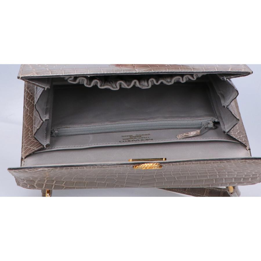 MORABITO（モラビト） プリンセス クロコダイルレザー ハンドバッグ