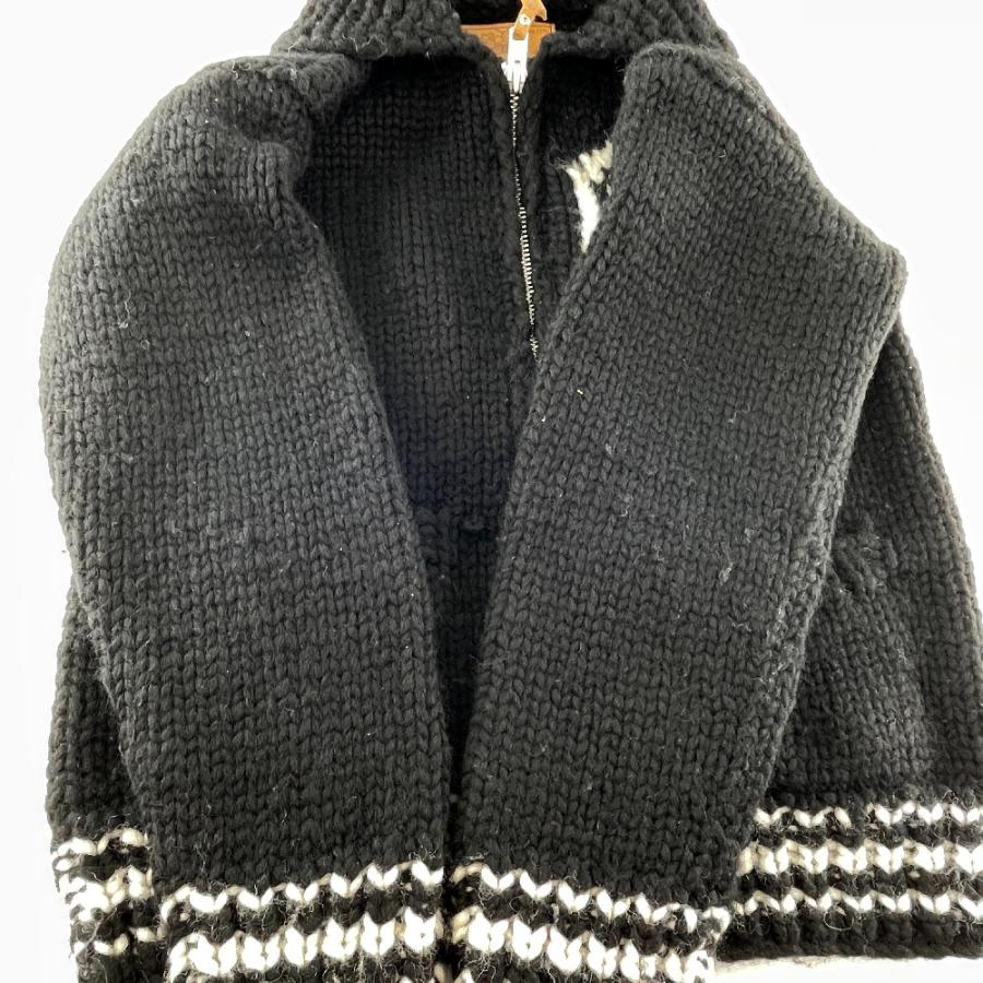 モンクレール　ローゲージニット　カウチン MONCLER（モンクレール） ×kanata 21年製 ブラック ロゴ カウチン