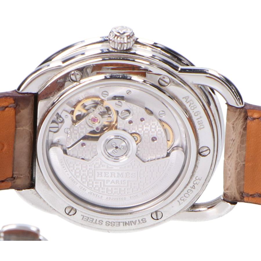 HERMES エルメス AR8.61AQ 3346037 アルソー シースルーバック 自動