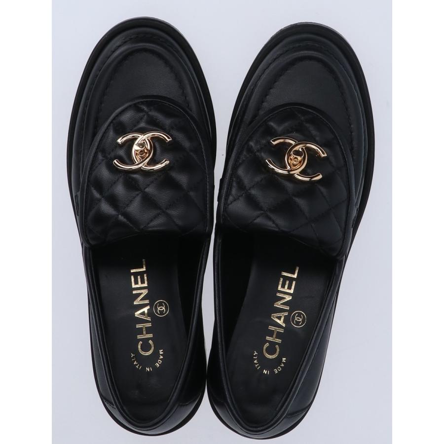 CHANEL 美品 シャネル G36646 CCココターンロック マトラッセ 