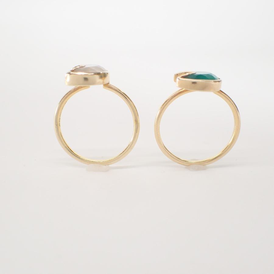 美品 ARTIDA OUD アルティーダウード selene 925GP グリーンオニキス