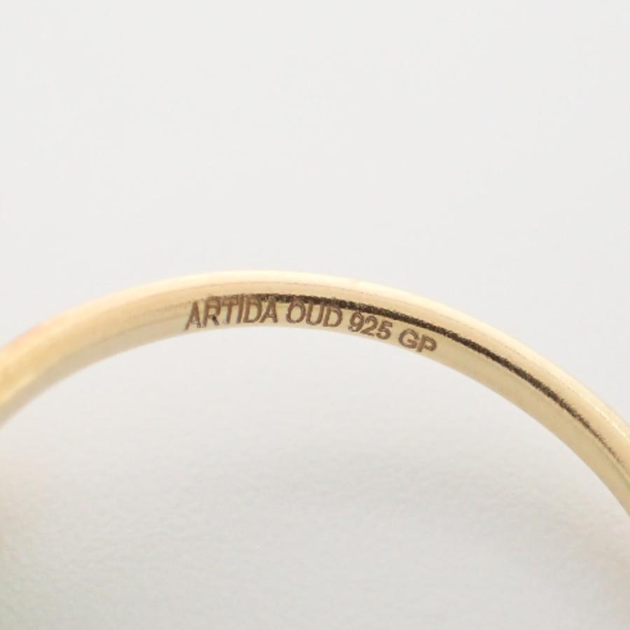 美品 ARTIDA OUD アルティーダウード selene 925GP グリーンオニキス