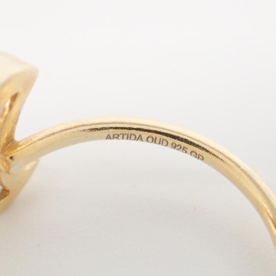 美品 ARTIDA OUD アルティーダウード selene 925GP グリーンオニキス