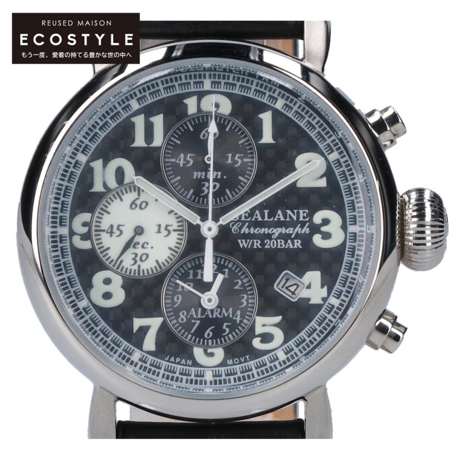 美品 SEALANE シーレーン YM62 CHRONOGRAPH W/R 20BAR クロノグラフ 