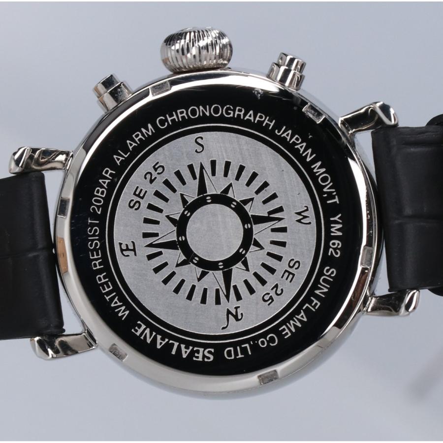 美品 SEALANE シーレーン YM62 CHRONOGRAPH W/R 20BAR クロノグラフ 