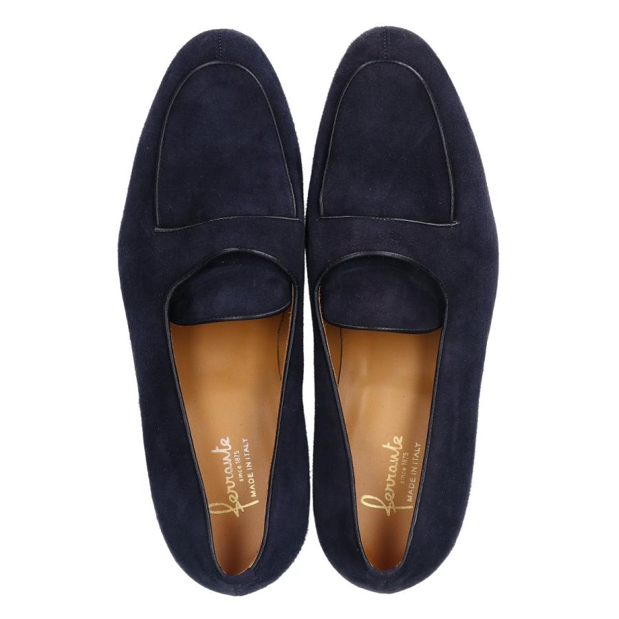 新品同様/ FERRANTE フェランテ スエード ローファー/ シューズ 6 1/2