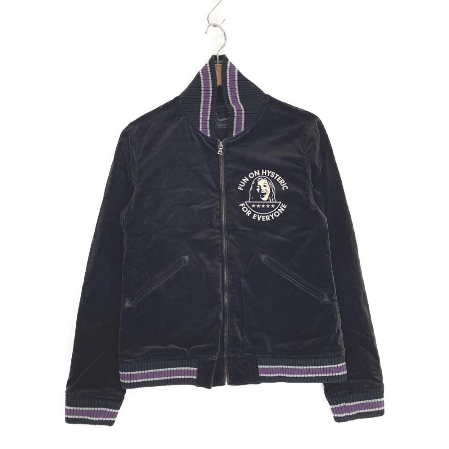 HYSTERIC GLAMOUR ヒステリックグラマー ブラック 0113AB09 ベロア 