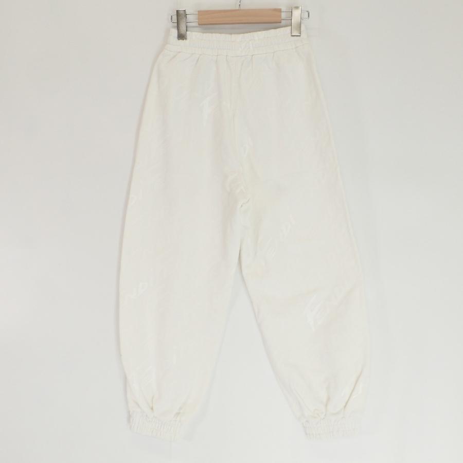 FENDI フェンディ FAB285、FAF191 白 ロゴ スウェット セットアップ  