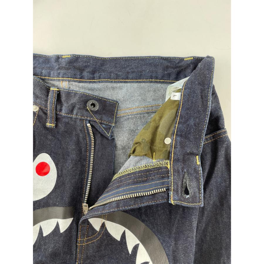 A BATHING APE アベイシングエイプ 001DSJ301001M Shark Denim A BATHING APE アベイシングエイプ 001DSJ301001M Shark Denim