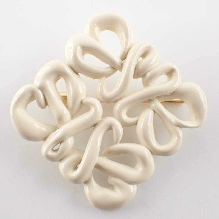 LOEWE（ロエベ） 美品 F540257X02 アナグラムブローチ付 モヘア