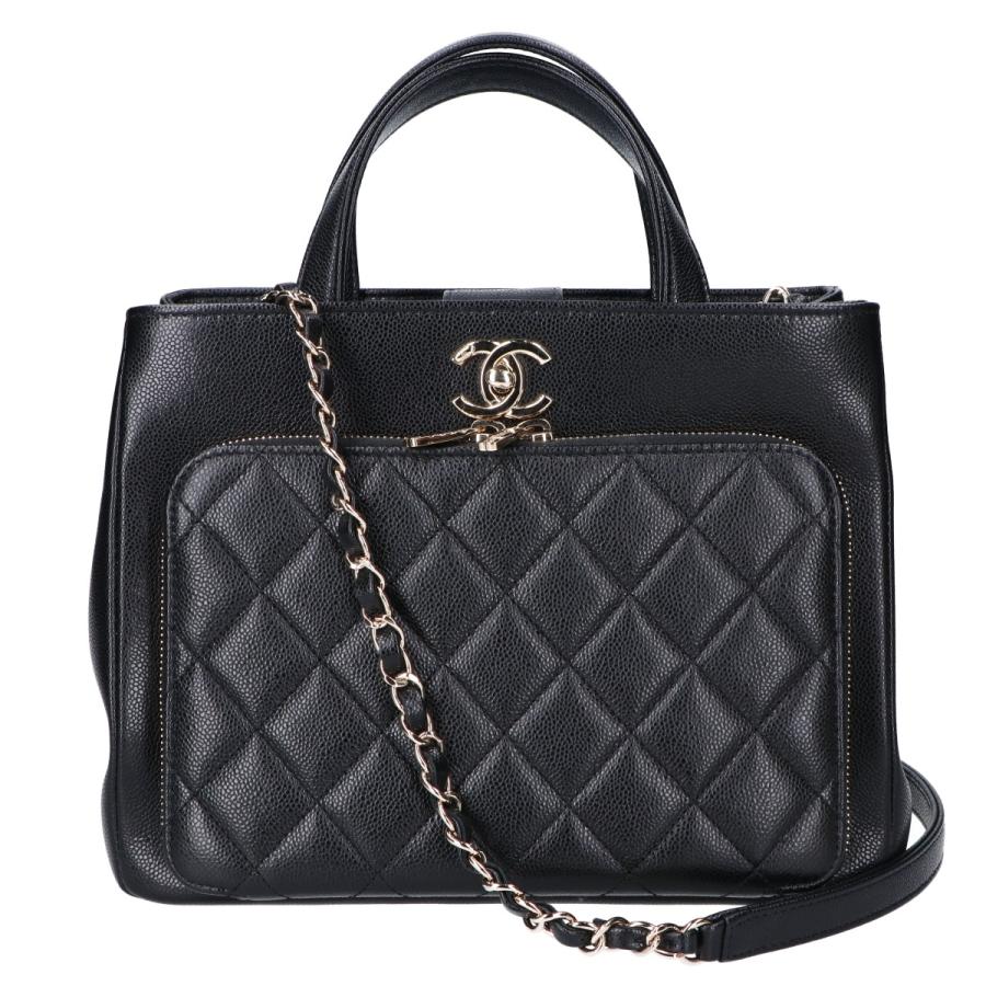 CHANEL（シャネル） 新品同様/ キャビアスキン ビジネスアフィニティ