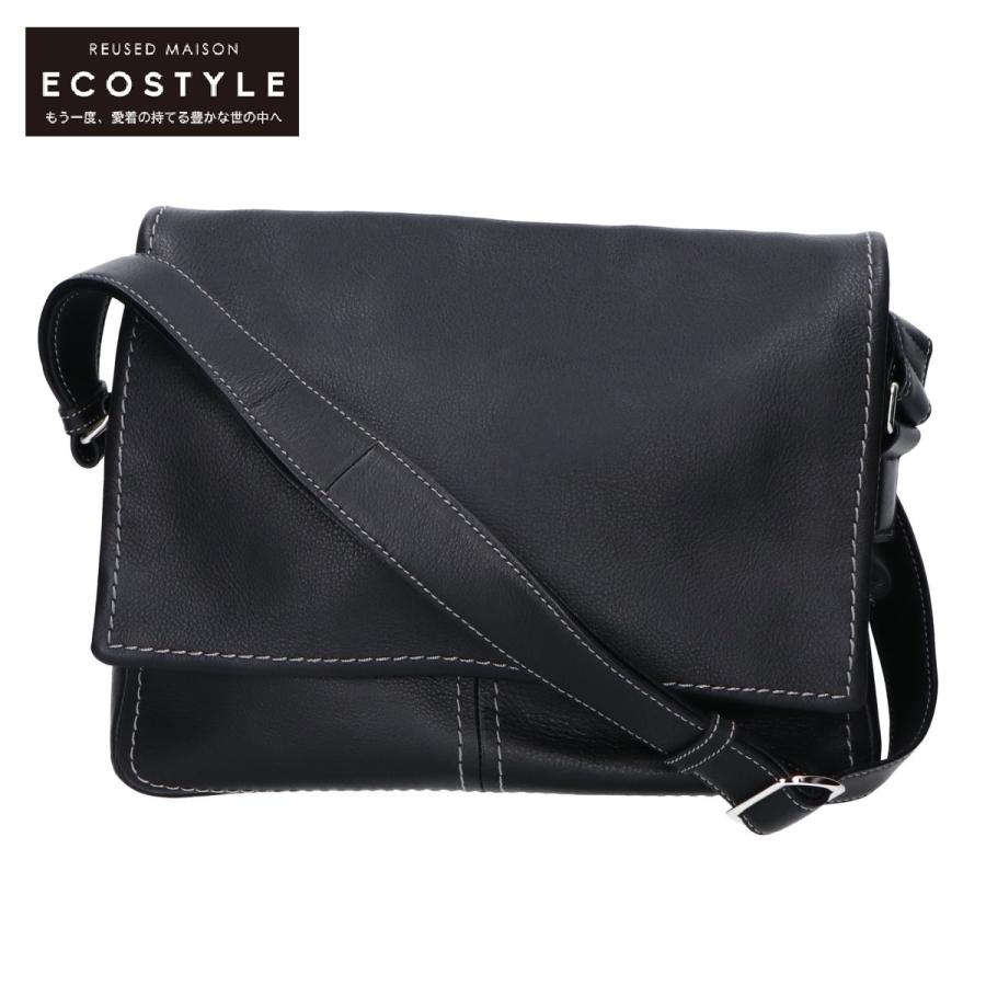 美品】土屋鞄 プロータ防水フラップファスナーショルダーバッグ